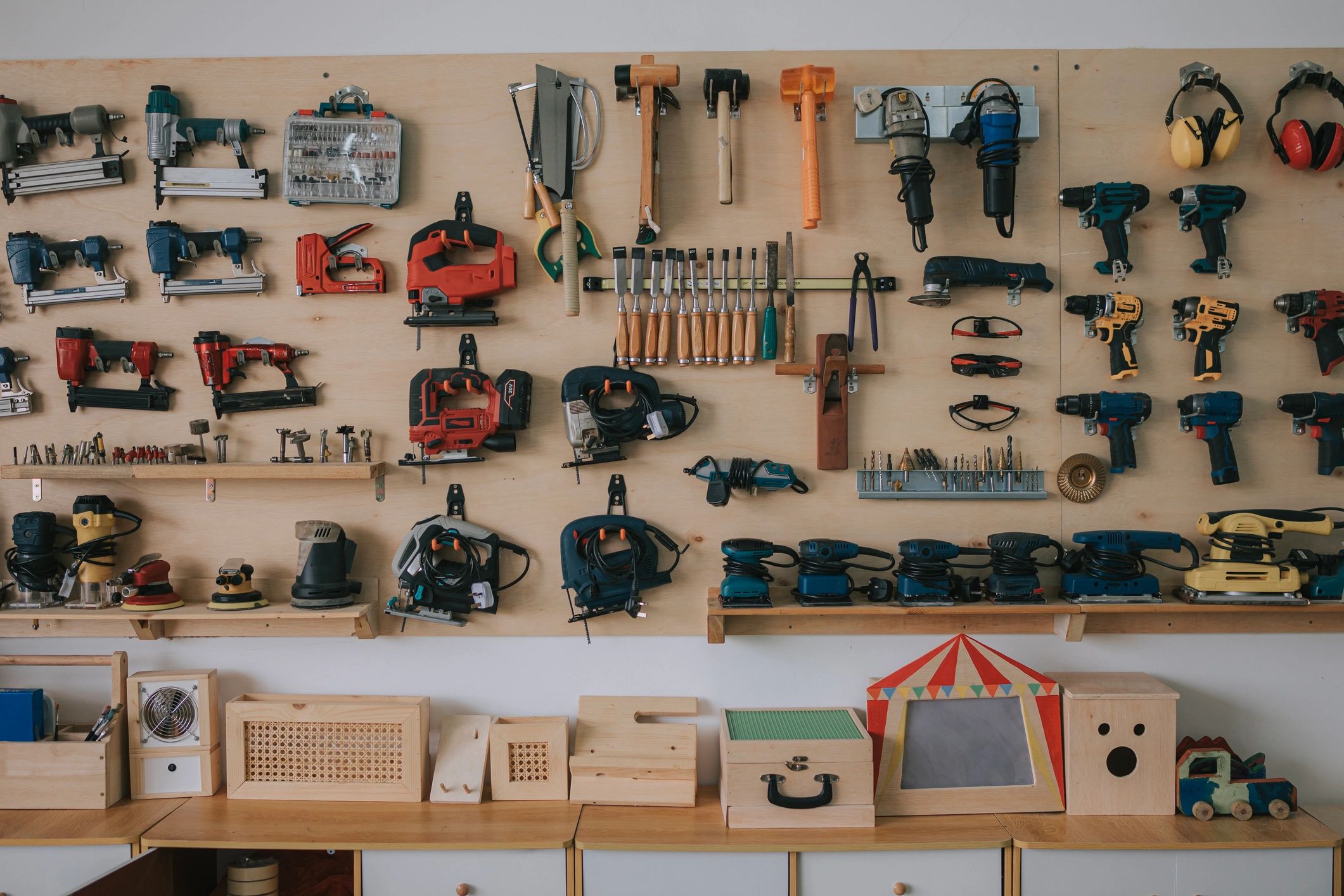 Collection of tools representing the range of quality pre-owned goods at Big Ed's Pawn
