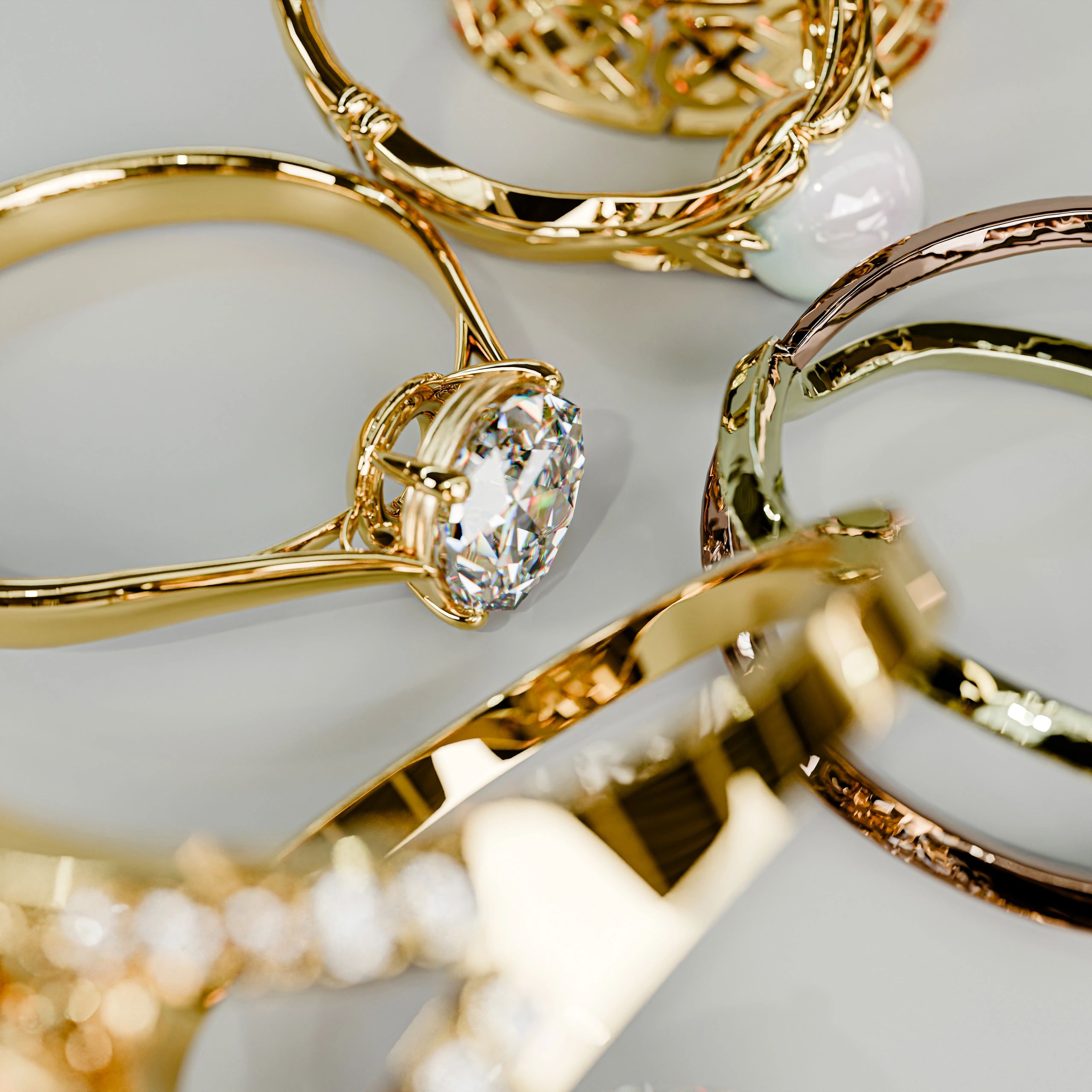 Gold rings available for appraisal