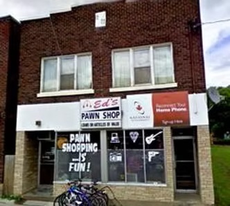 Exterior of Big Ed's Pawn Shop in Thunder Bay